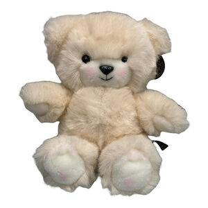 Vintage Polar Puff 24K Teddy Bear Plush Cream 4125 Brad Stuffed Animal Toy Korea